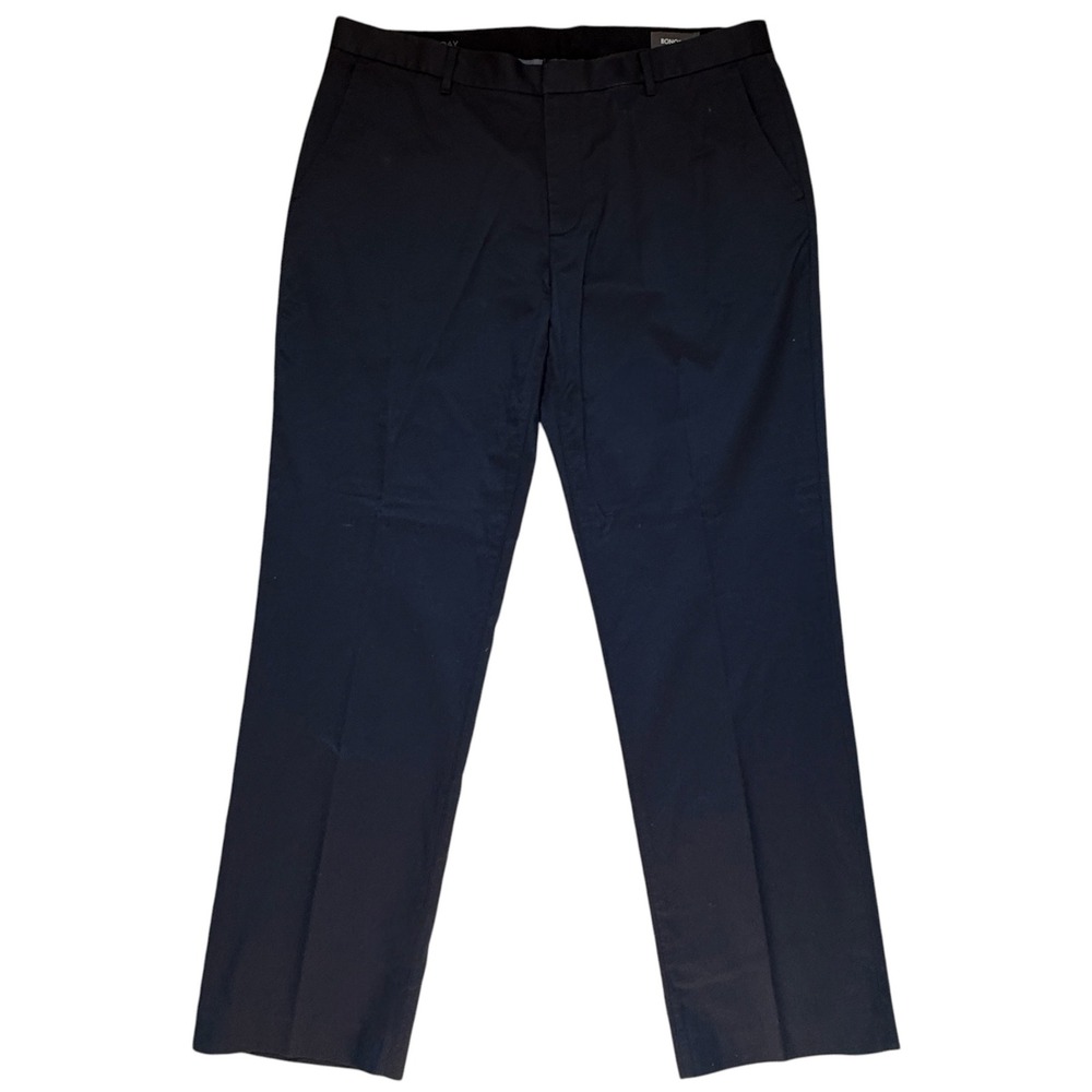 Bonobos Monday Straight Leg Chino Pants Mens 38/32 Navy Blue Business Casual